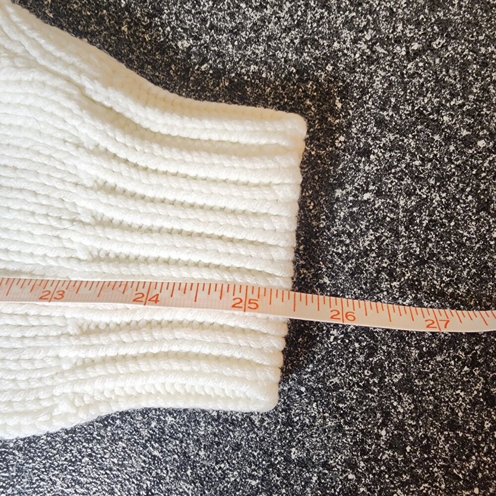 Vintage 80s Pastel Bobble Knit Sweater Acrylic W Sz L Retro Cottagecore grandma - Picture 9 of 9